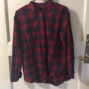 Madewell Women’s Oversized Light Flannel Shirt - S